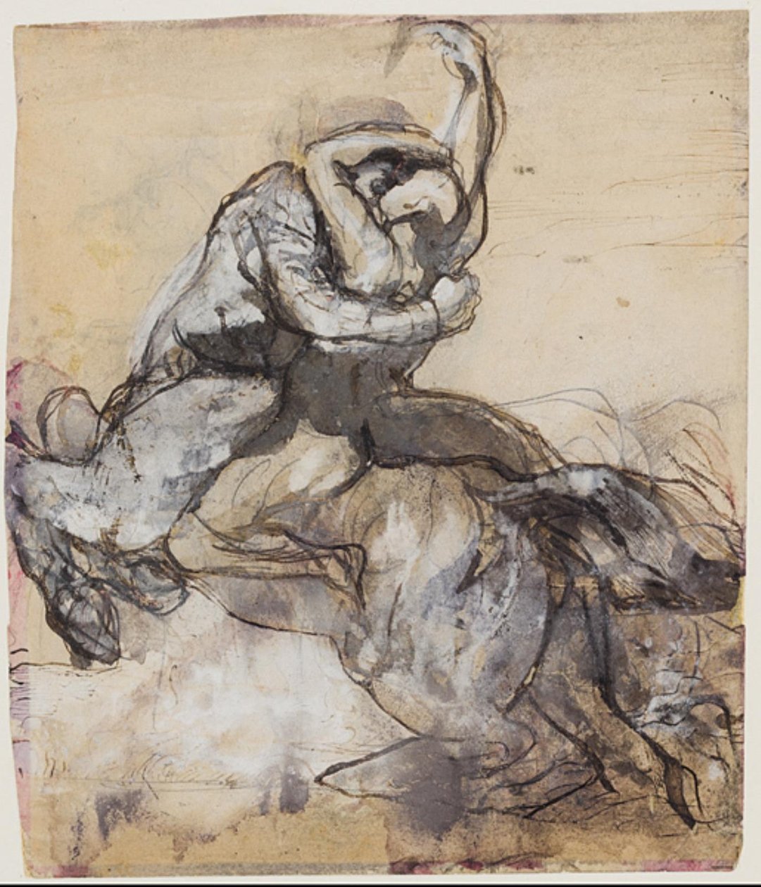 半人马绑架年轻人 作者 奥古斯特·罗丹（Auguste Rodin）