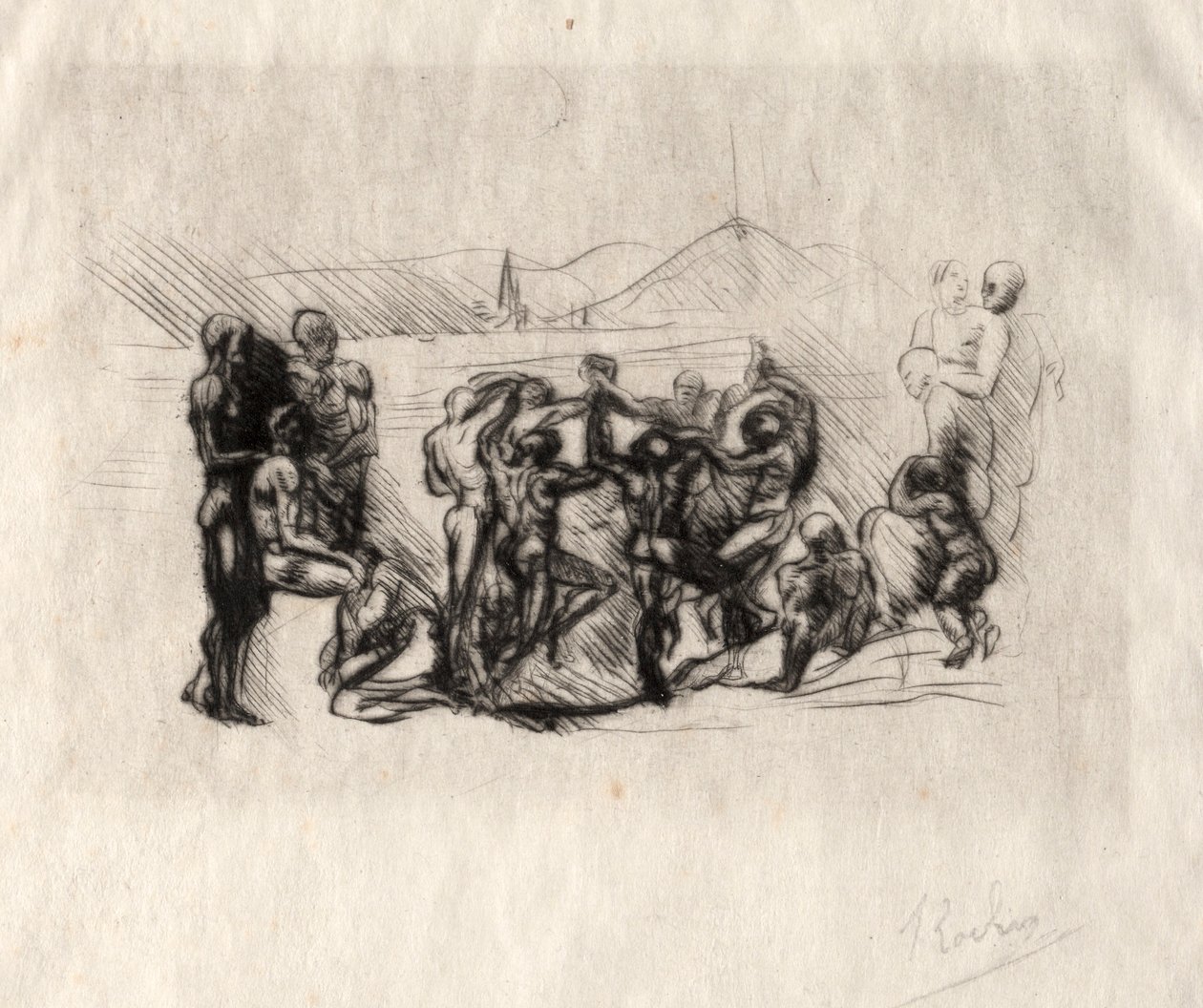 拉朗德（1883）。 作者 奥古斯特·罗丹（Auguste Rodin）