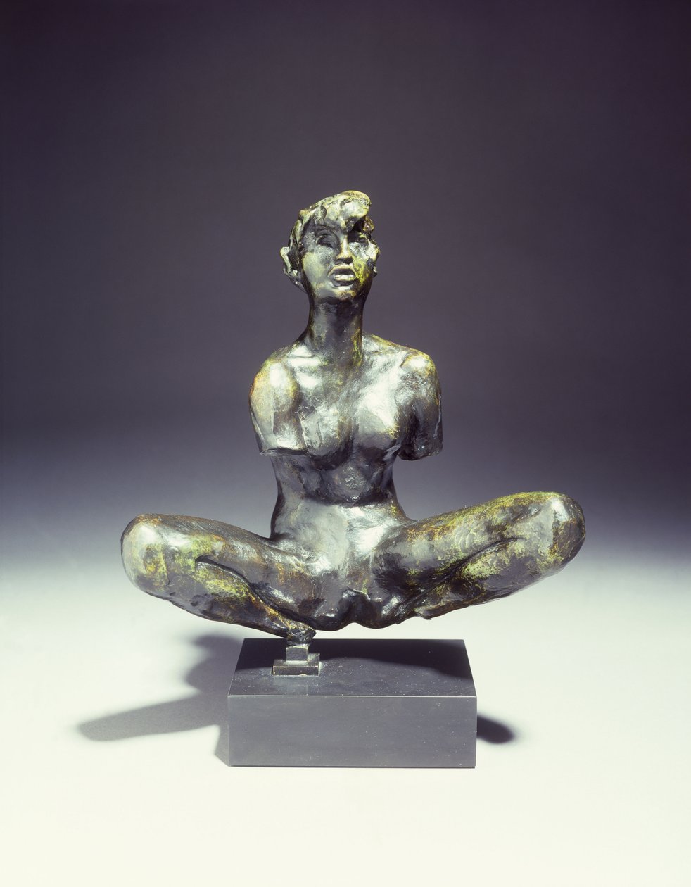 大座位沐浴者；大型卧虎藏龙 作者 奥古斯特·罗丹（Auguste Rodin）