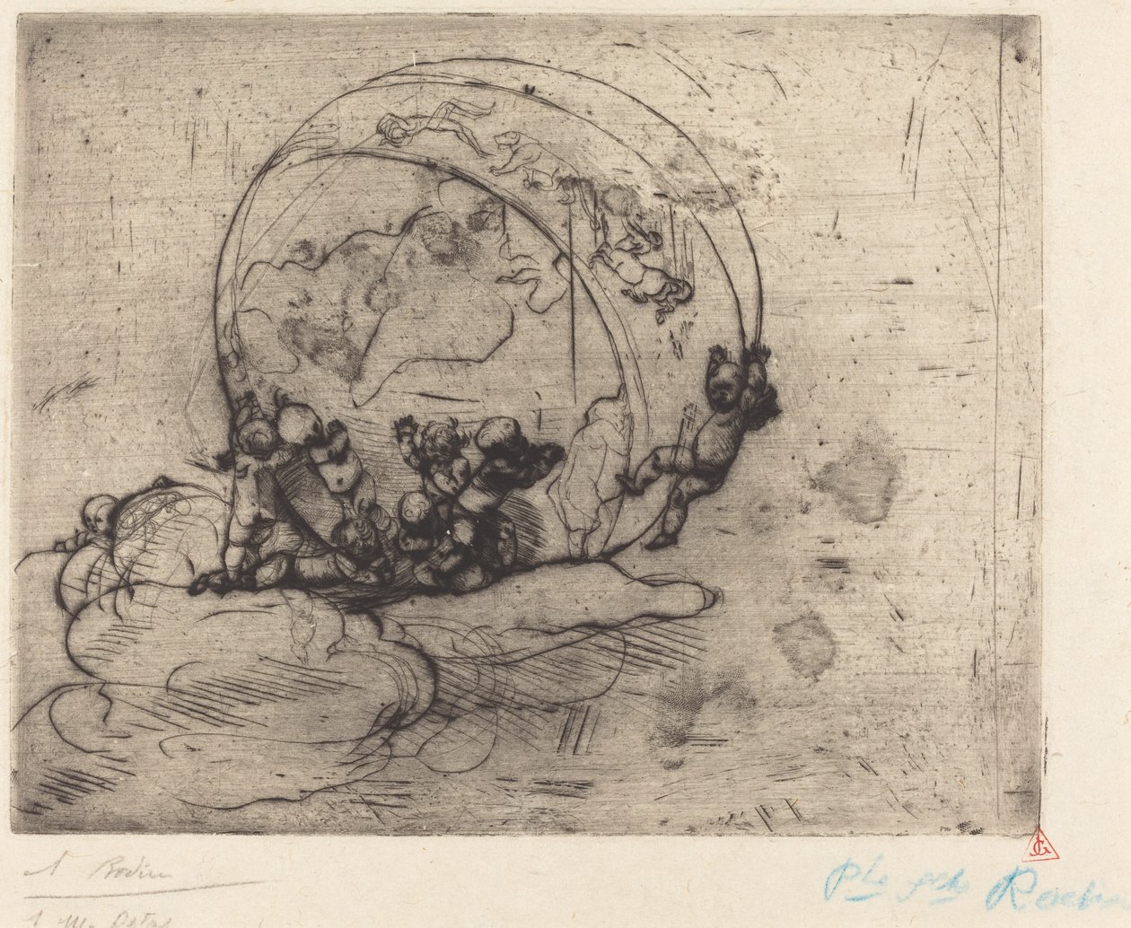 Les Amours Conduisant le Monde, 1881. 作者 奥古斯特·罗丹（Auguste Rodin）