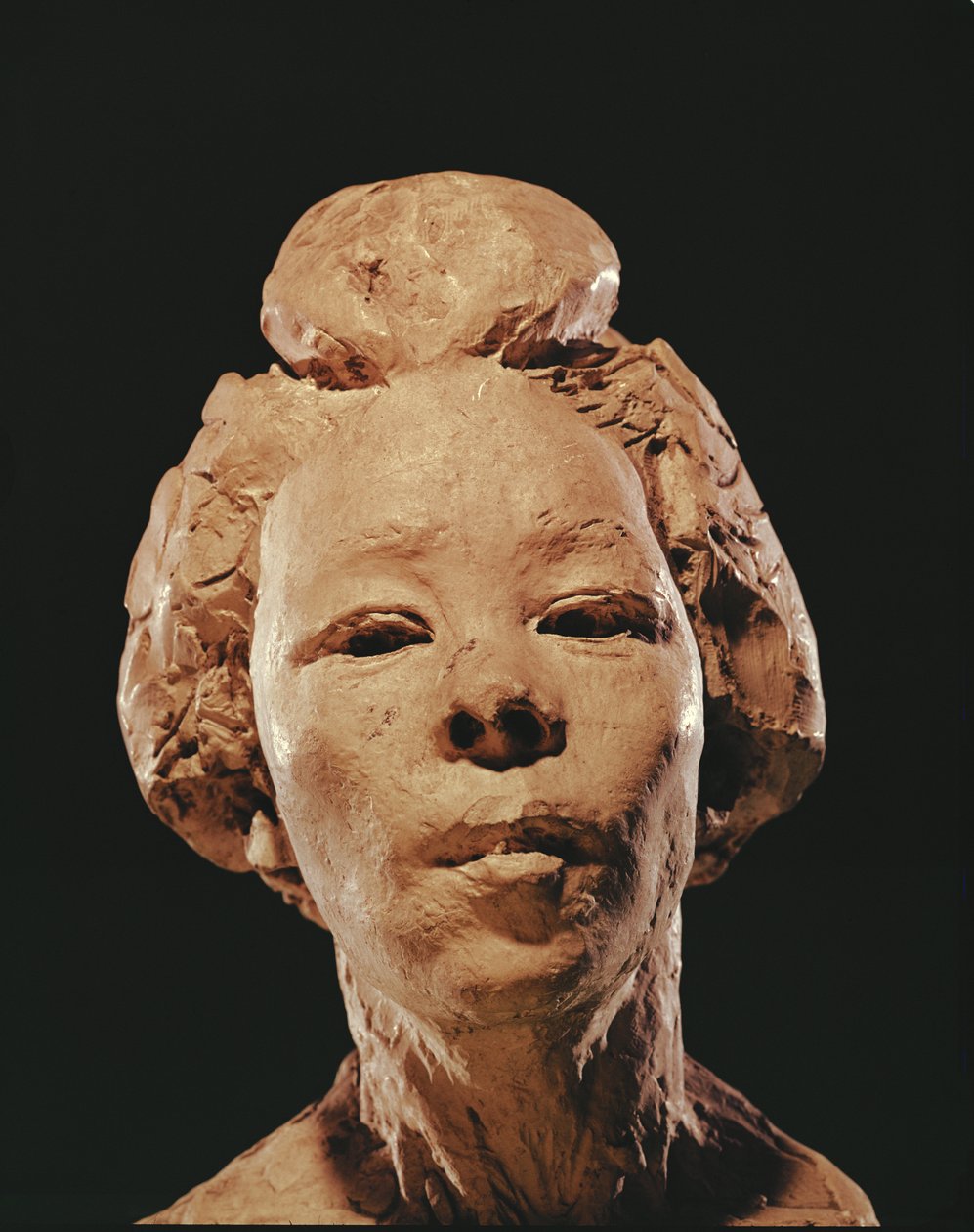 花子夫人，1908年（粘土） 作者 奥古斯特·罗丹（Auguste Rodin）