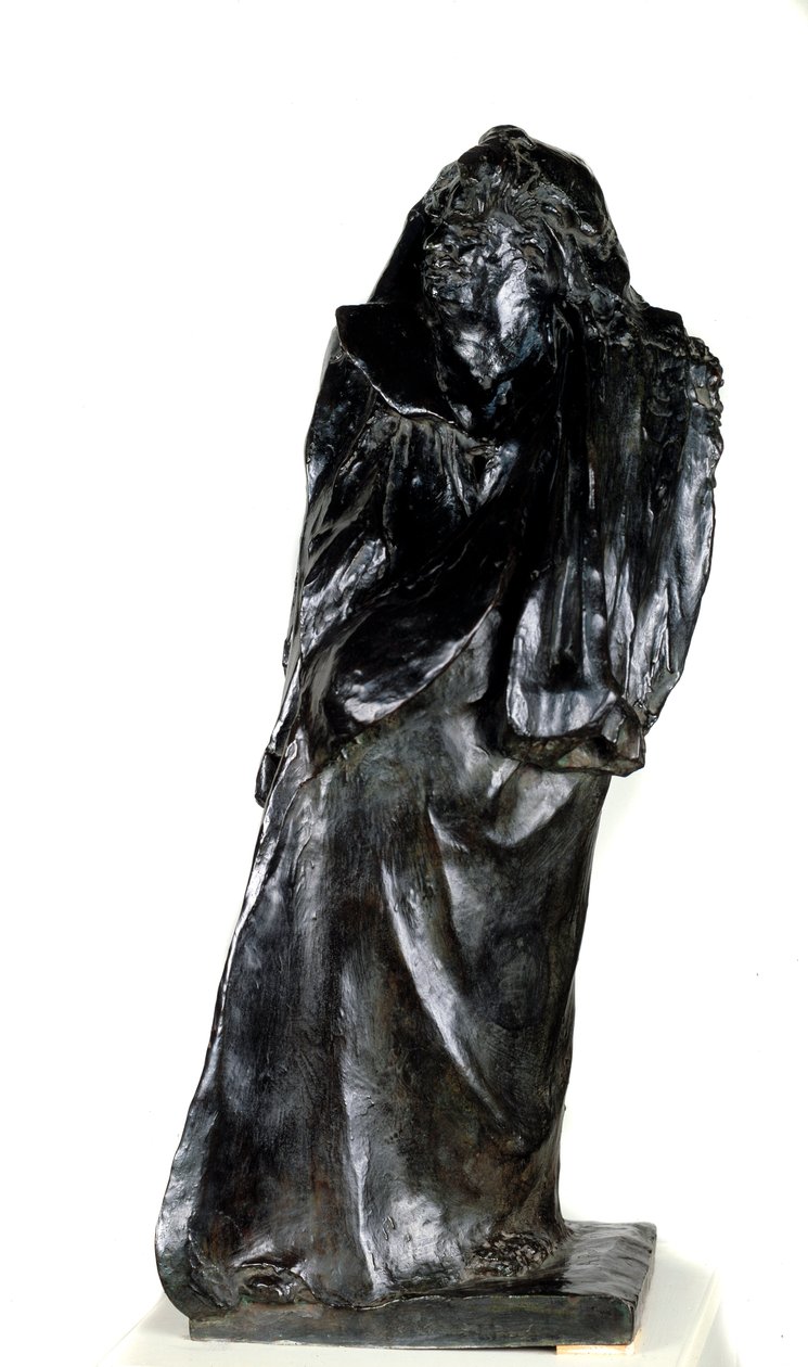 巴尔扎克荣誉纪念碑上次学习前。 奥古斯特·罗丹 (Auguste Rodin) (1840-1917) 的雕塑，1897 年巴黎，罗丹博物馆 作者 奥古斯特·罗丹（Auguste Rodin）