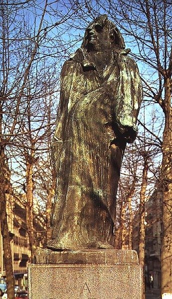 巴尔扎克纪念碑（1799-1850）（铜牌） 作者 奥古斯特·罗丹（Auguste Rodin）