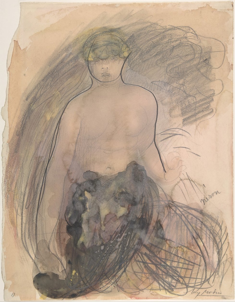 尼禄，1900-1910。 作者 奥古斯特·罗丹（Auguste Rodin）