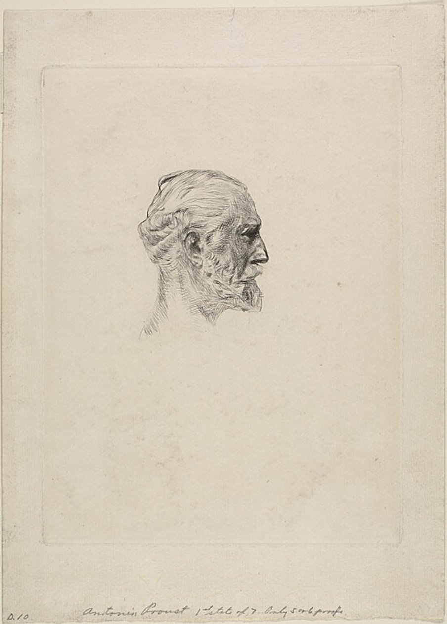 安东宁-普鲁斯特肖像 作者 奥古斯特·罗丹（Auguste Rodin）