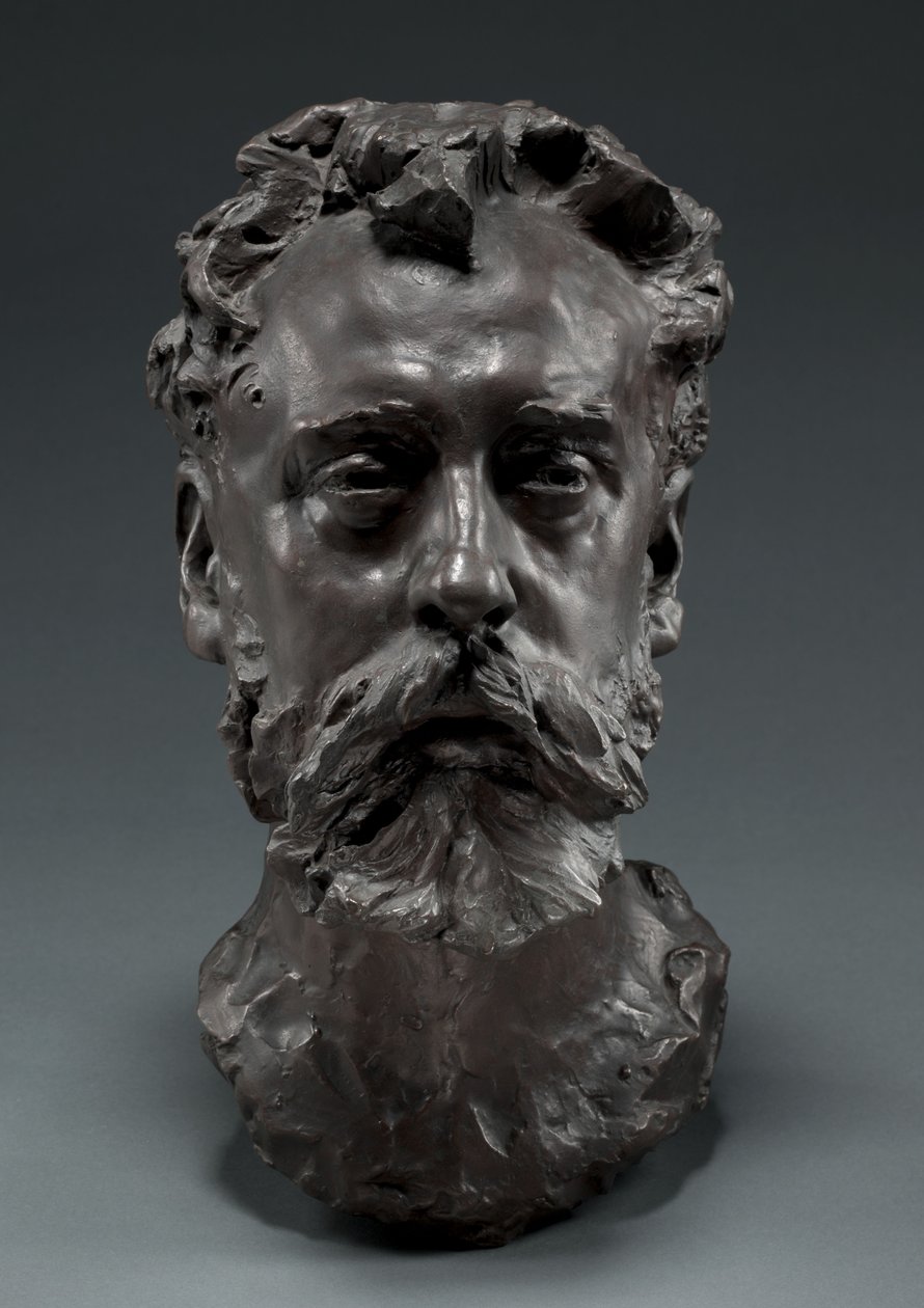 威廉·亨利肖像，1882年 作者 奥古斯特·罗丹（Auguste Rodin）