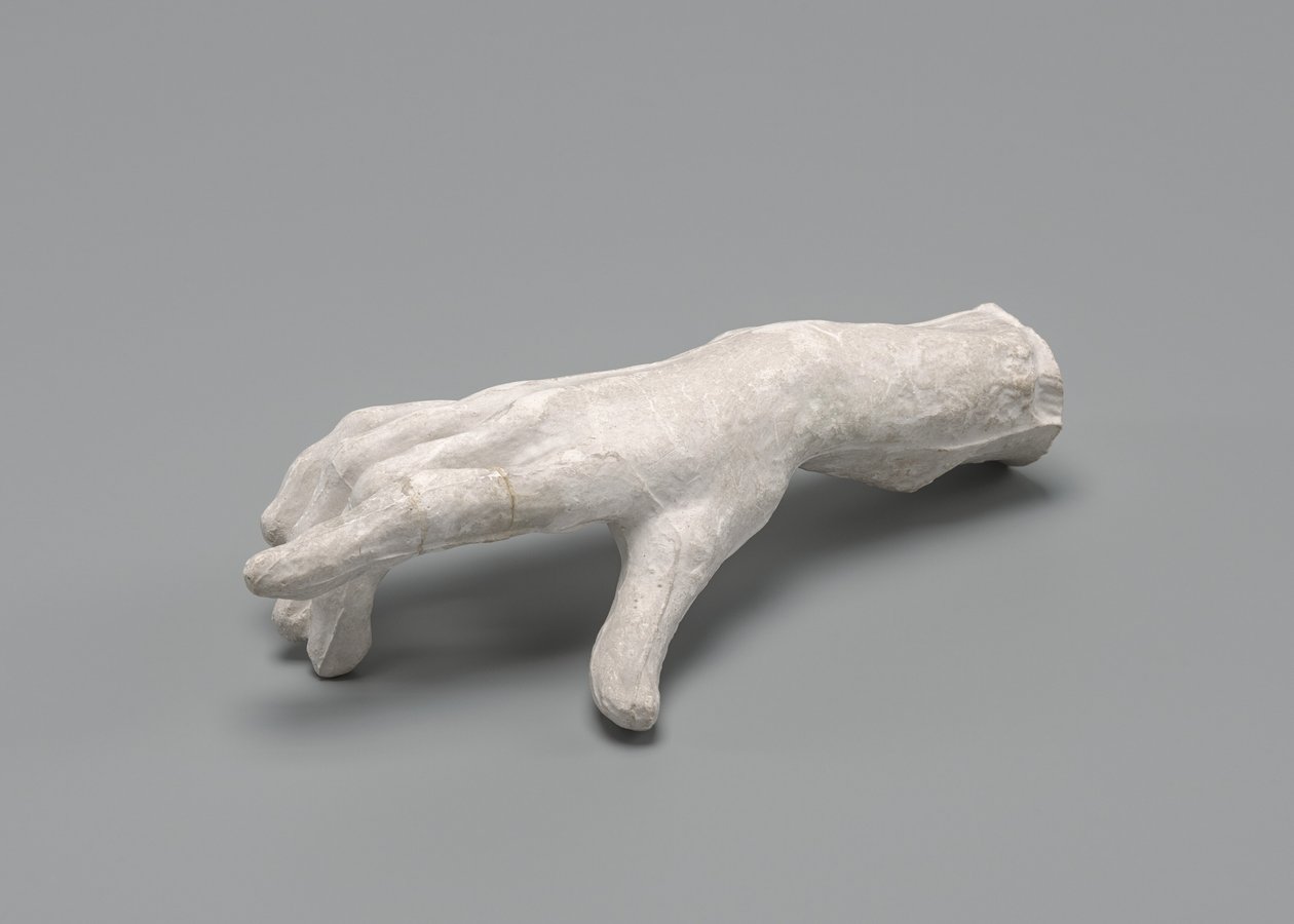 右手，可能是1880年。 作者 奥古斯特·罗丹（Auguste Rodin）