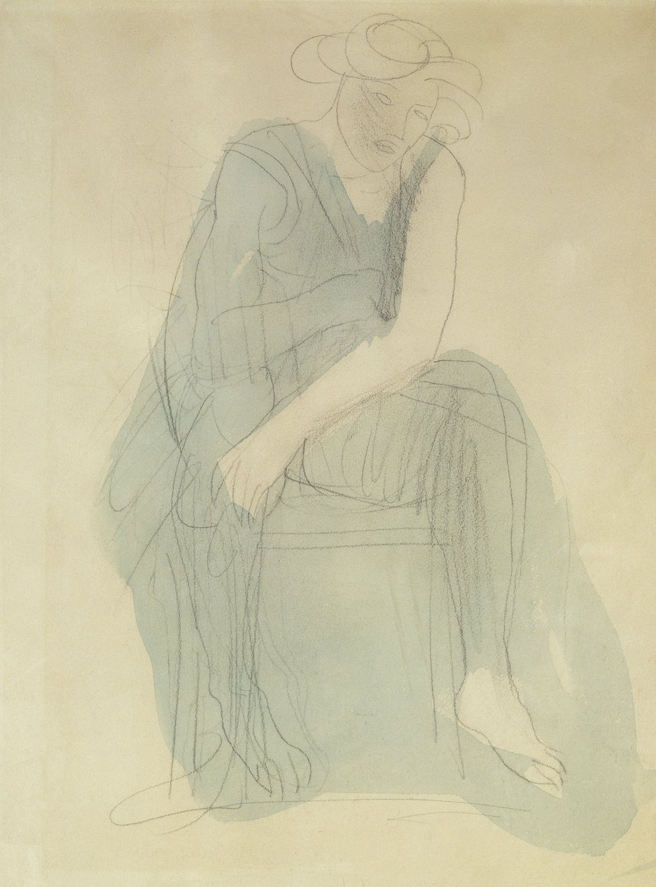 坐着的女人坐着的女人 作者 奥古斯特·罗丹（Auguste Rodin）