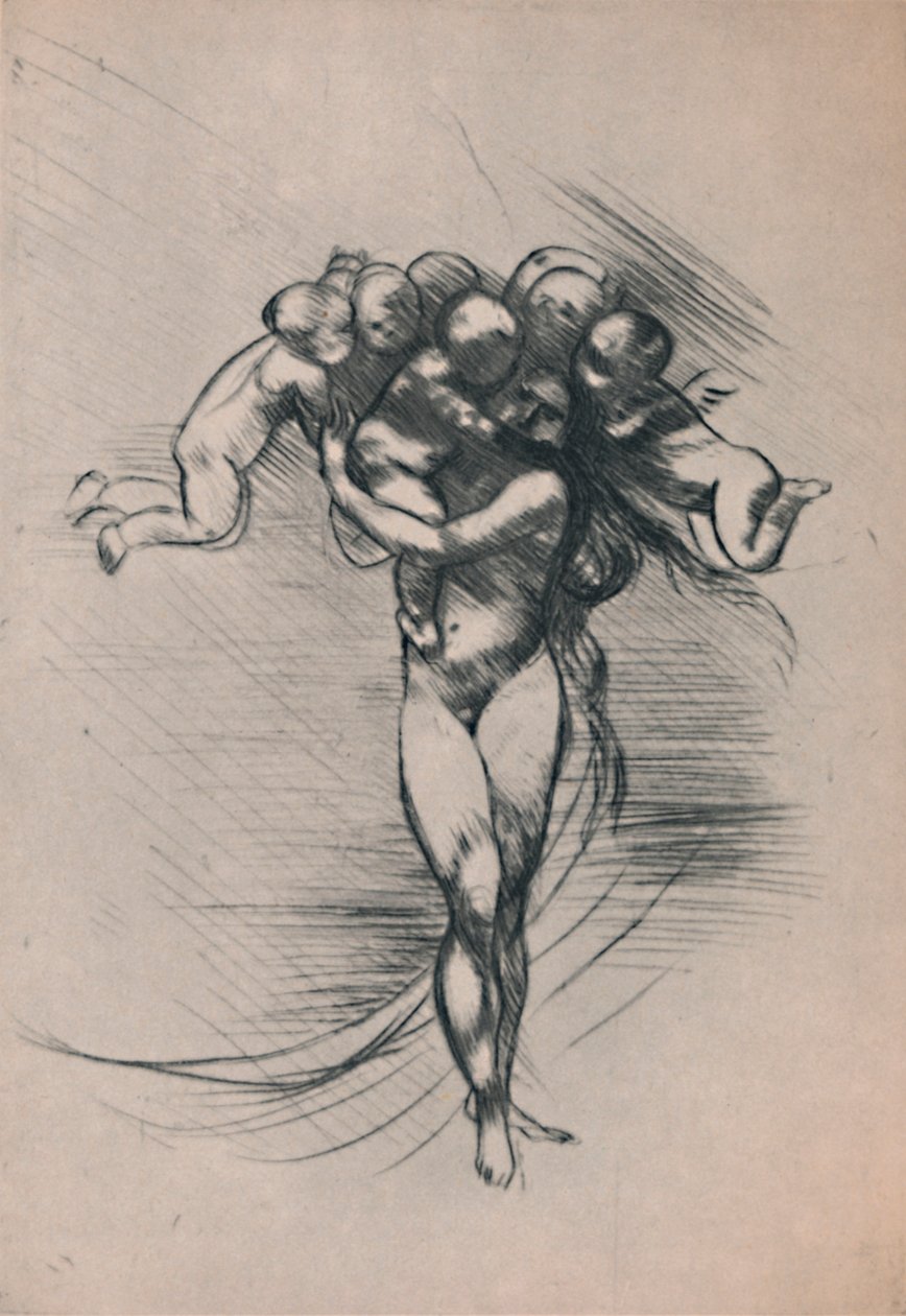 大约1880年代的春天，1946年 作者 奥古斯特·罗丹（Auguste Rodin）