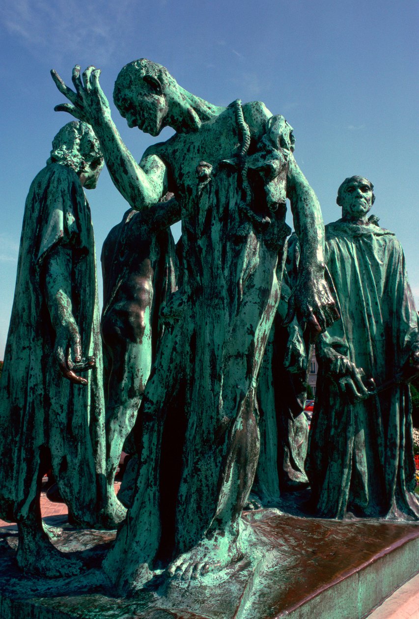 加来布尔赫人的雕像，19世纪。   作者 奥古斯特·罗丹（Auguste Rodin）