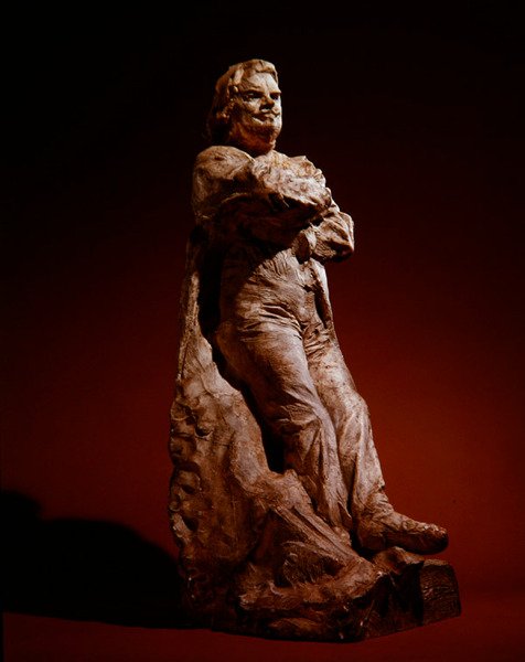 巴尔扎克工装外套研究，1892-95（石膏） 作者 奥古斯特·罗丹（Auguste Rodin）