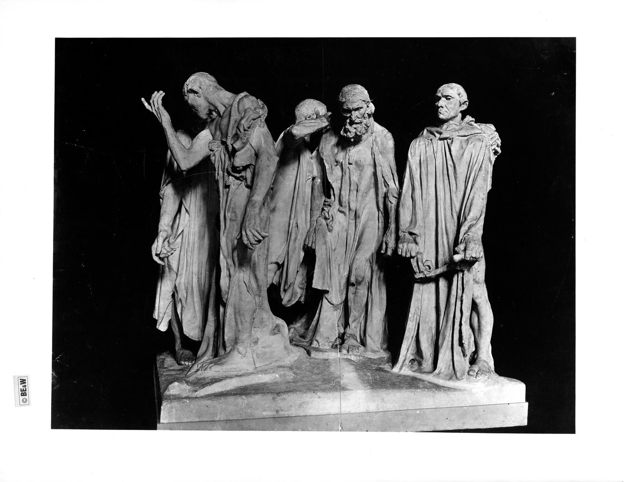 加莱城堡，1889年（石膏） 作者 奥古斯特·罗丹（Auguste Rodin）