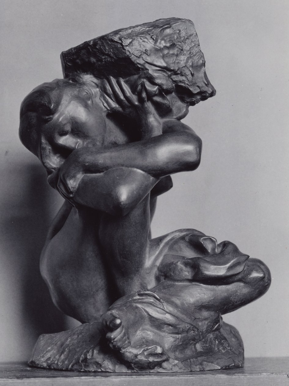 背着石头的堕落的卡里亚特人 作者 奥古斯特·罗丹（Auguste Rodin）