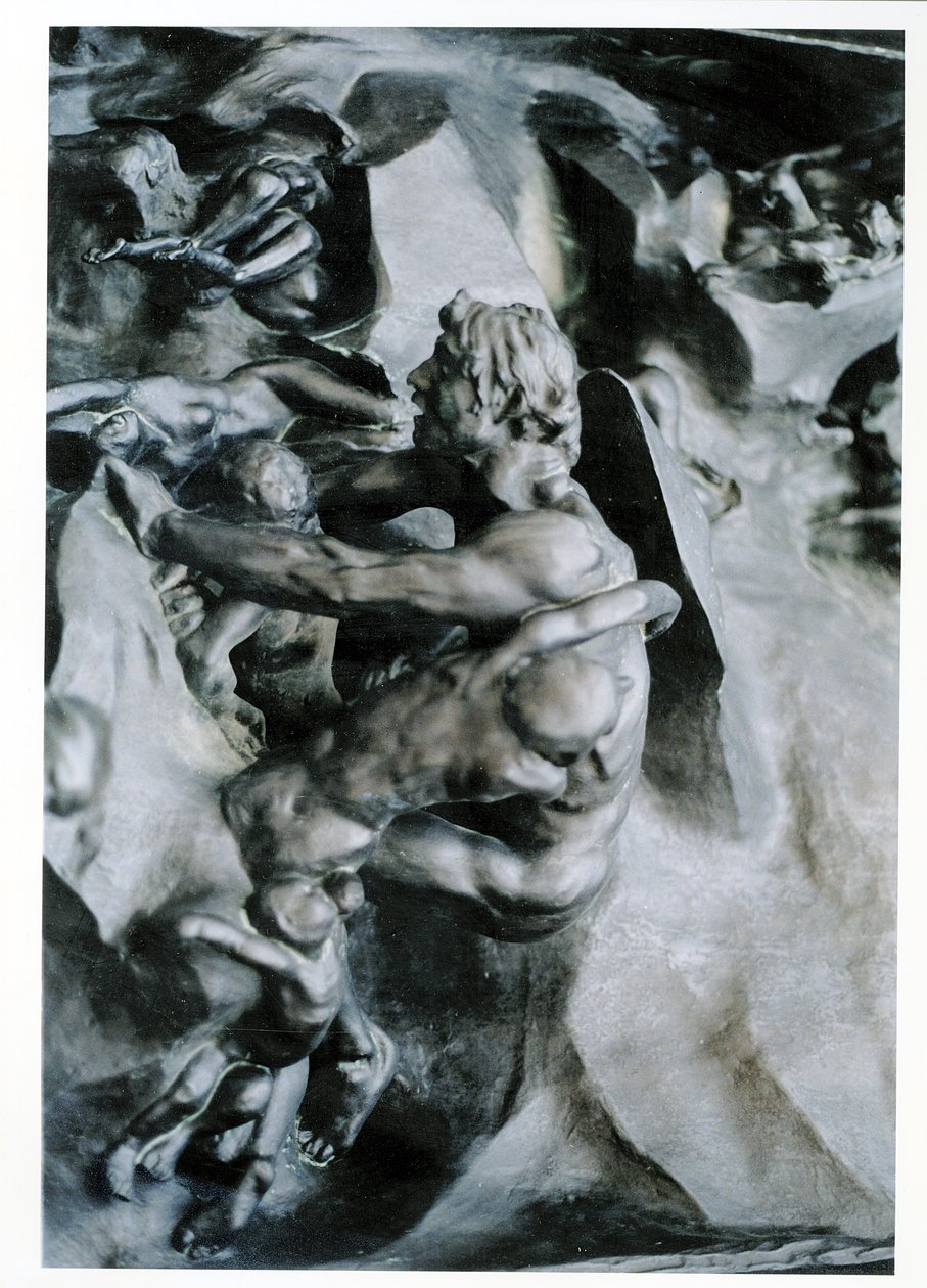 地狱之门，乌戈利诺和他的儿子的细节，左手中央面板，c.1887青铜 作者 奥古斯特·罗丹（Auguste Rodin）