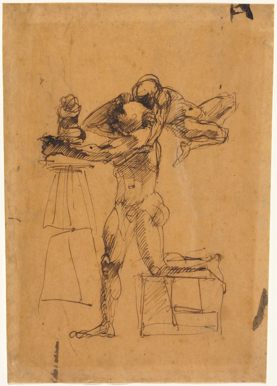 雕刻家的天才c。 1880-1883年。 作者 奥古斯特·罗丹（Auguste Rodin）