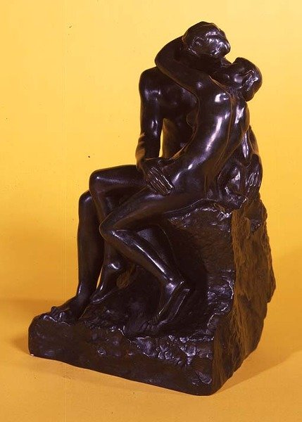 吻》，约1886年（青铜）。 作者 奥古斯特·罗丹（Auguste Rodin）
