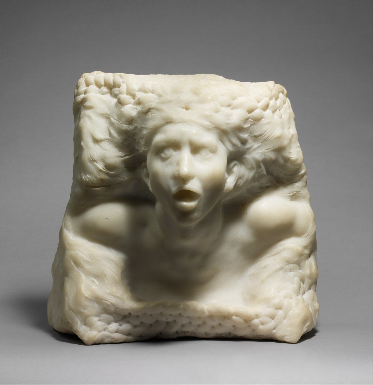 暴风雨》，约1908年（大理石）。 作者 奥古斯特·罗丹（Auguste Rodin）