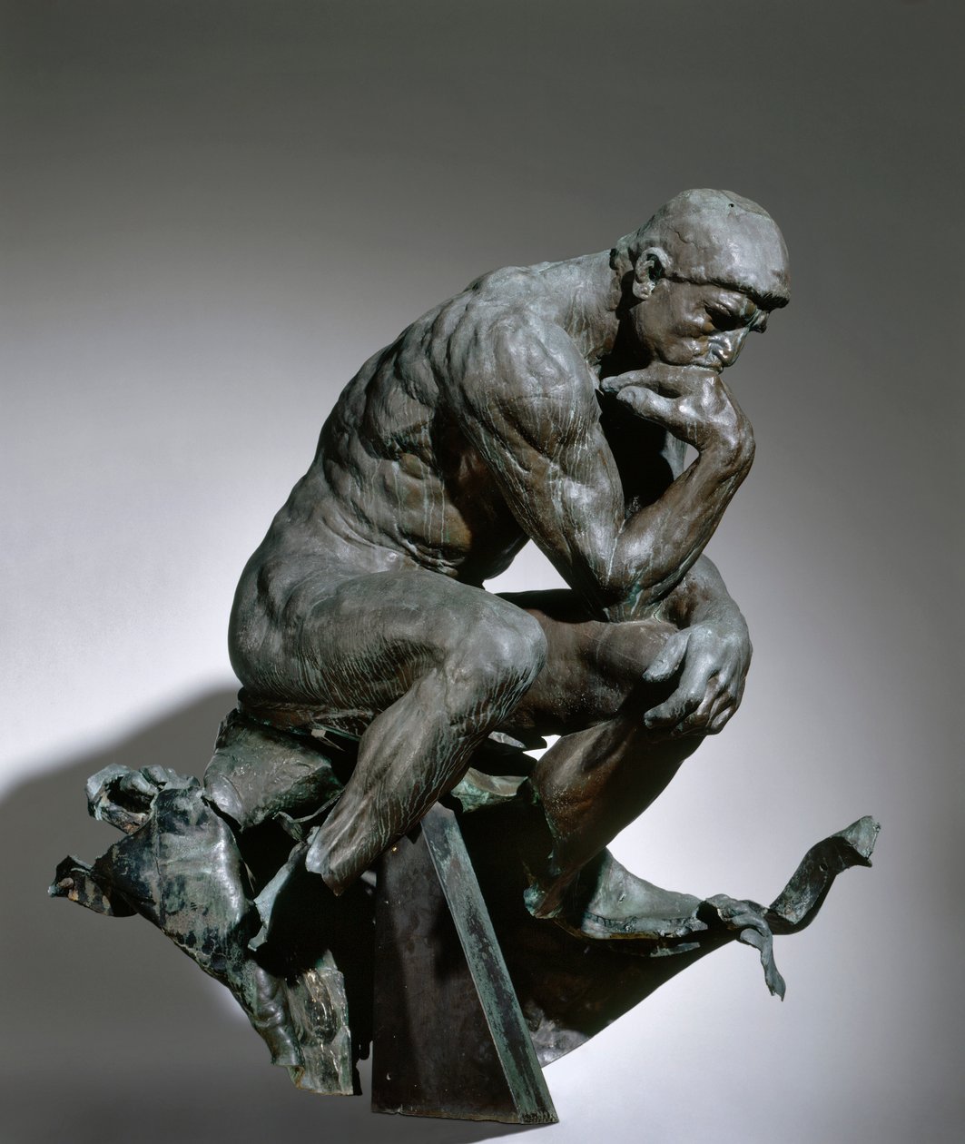 思想家，1880-1881年。 作者 奥古斯特·罗丹（Auguste Rodin）
