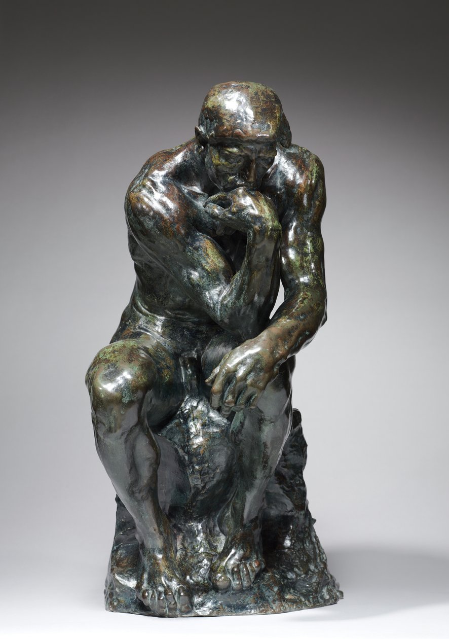 思想家，约1880年 作者 奥古斯特·罗丹（Auguste Rodin）