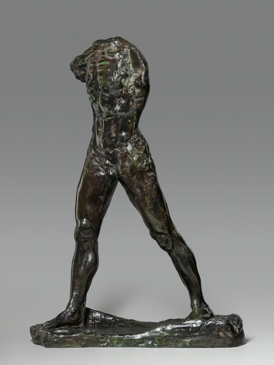 行走的人，模型为1877-1900，1917年之前铸造。 作者 奥古斯特·罗丹（Auguste Rodin）