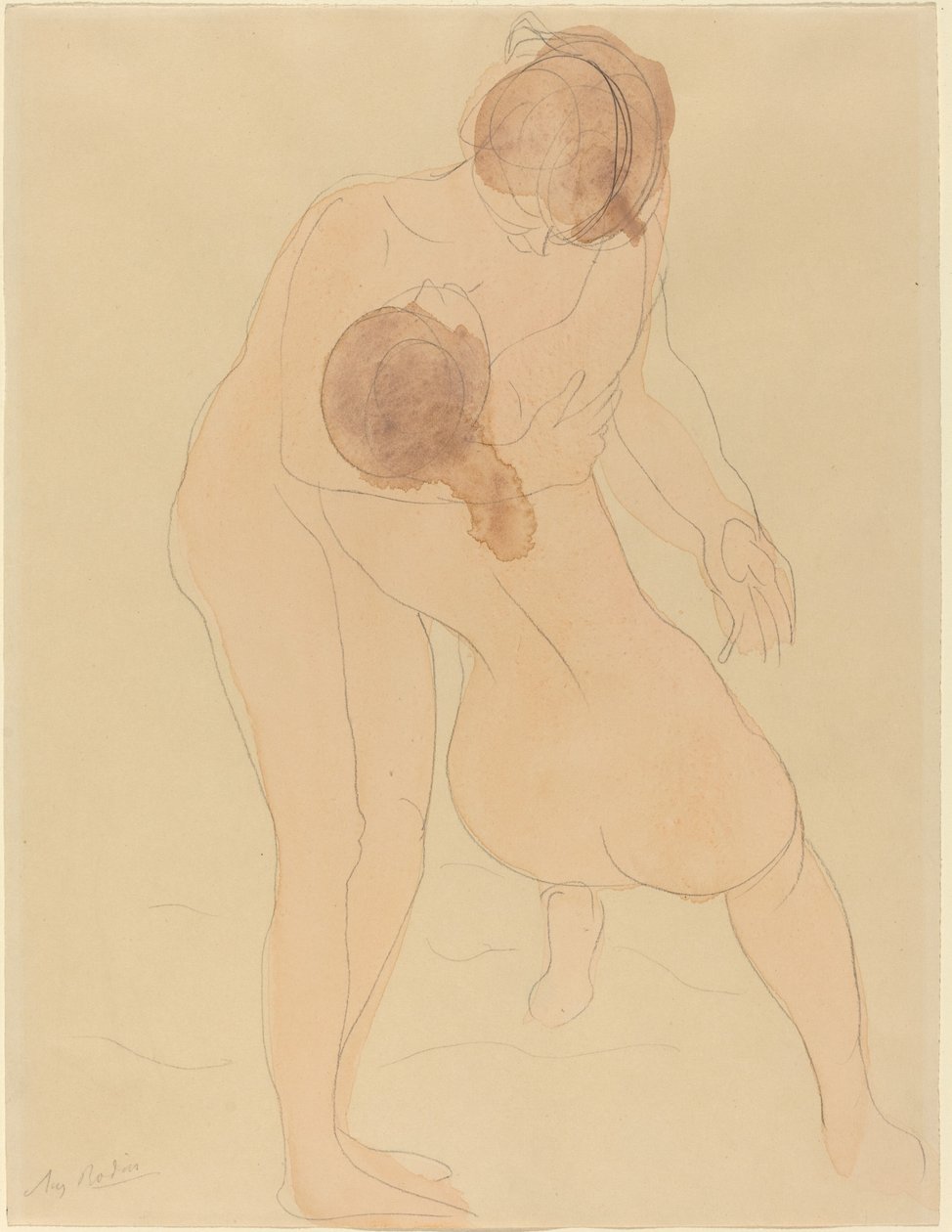 两个数字 作者 奥古斯特·罗丹（Auguste Rodin）