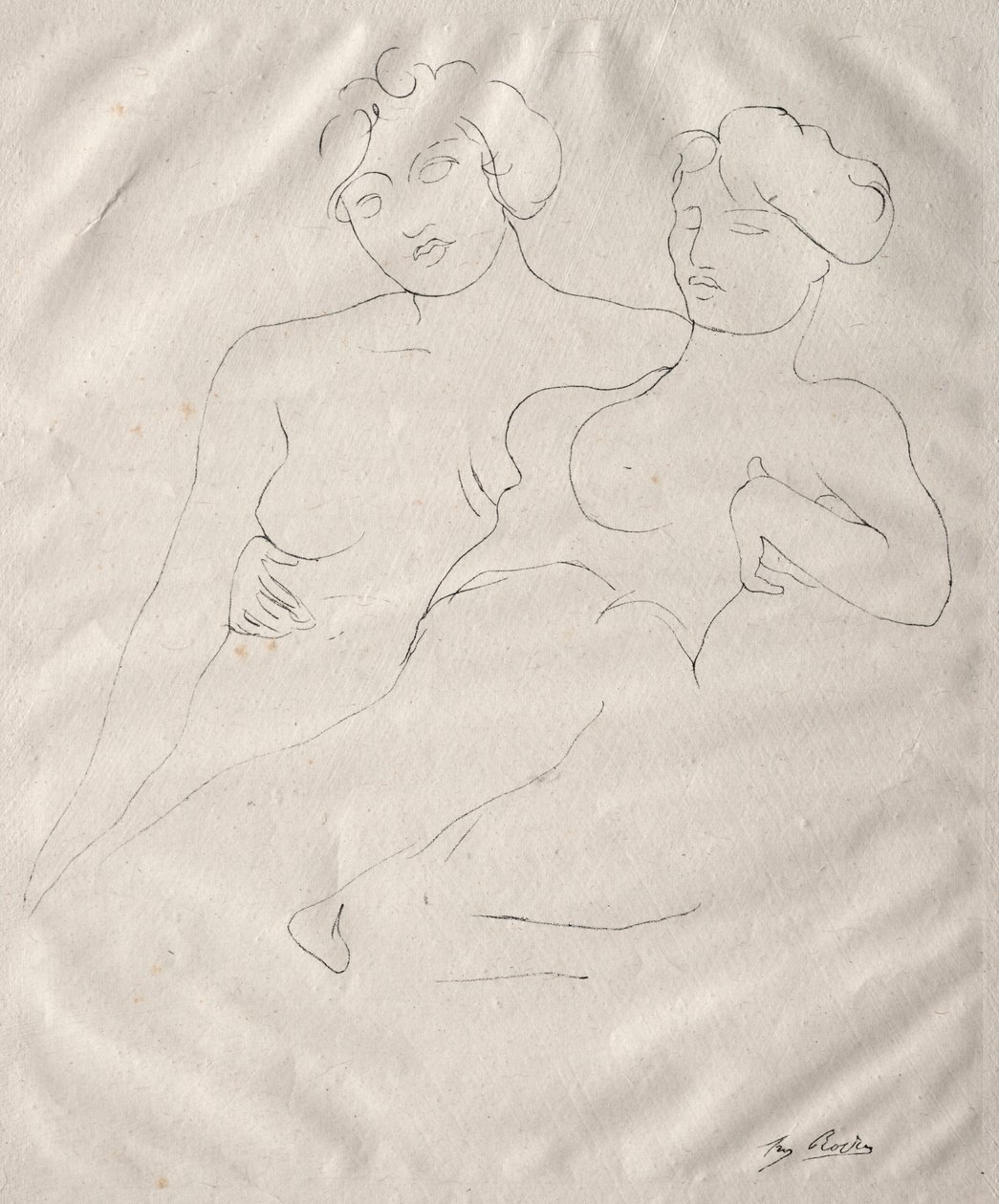 两个数字 作者 奥古斯特·罗丹（Auguste Rodin）