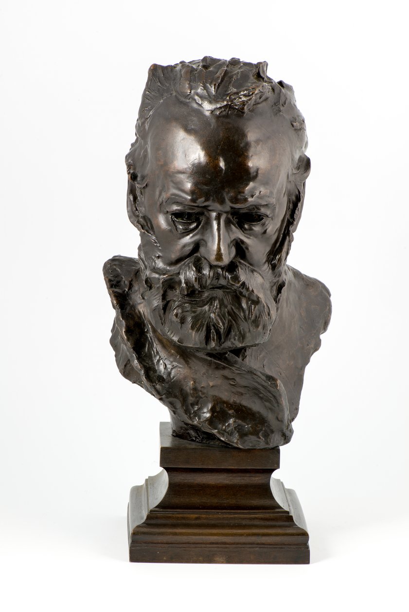 维克多·雨果（1886年原创的青铜铸成）（青铜） 作者 奥古斯特·罗丹（Auguste Rodin）