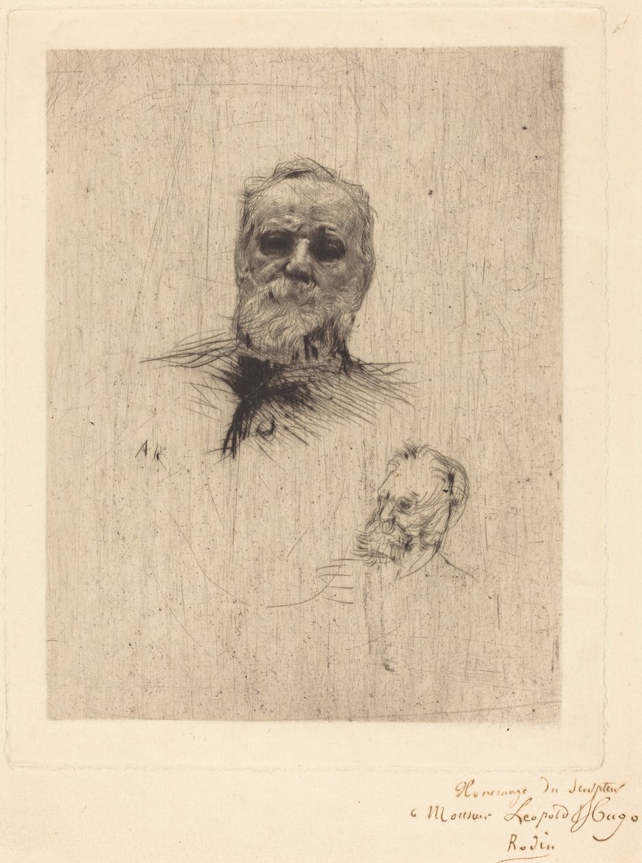维克多-雨果，《面子》杂志 作者 奥古斯特·罗丹（Auguste Rodin）