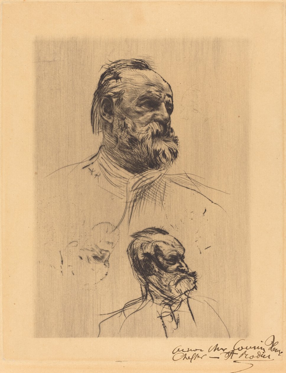 Victor Hugo, De Trois Quarts 作者 奥古斯特·罗丹（Auguste Rodin）
