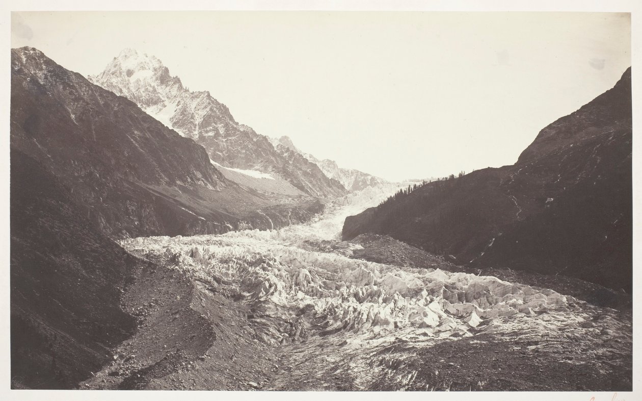 萨瓦 48 号。Aiguille et glacier d