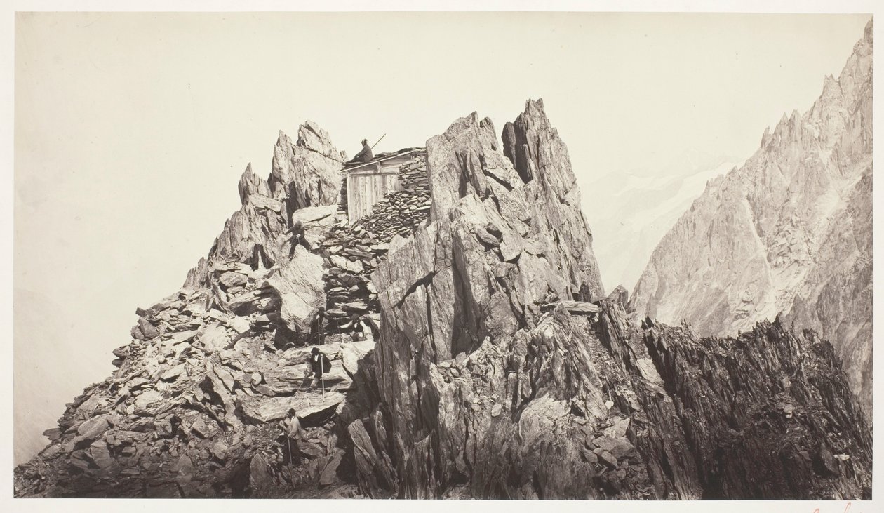 萨瓦 49, Cabane des Grands-Mulets 作者 奥古斯特·罗莎莉·比森（Auguste Rosalie Bisson）