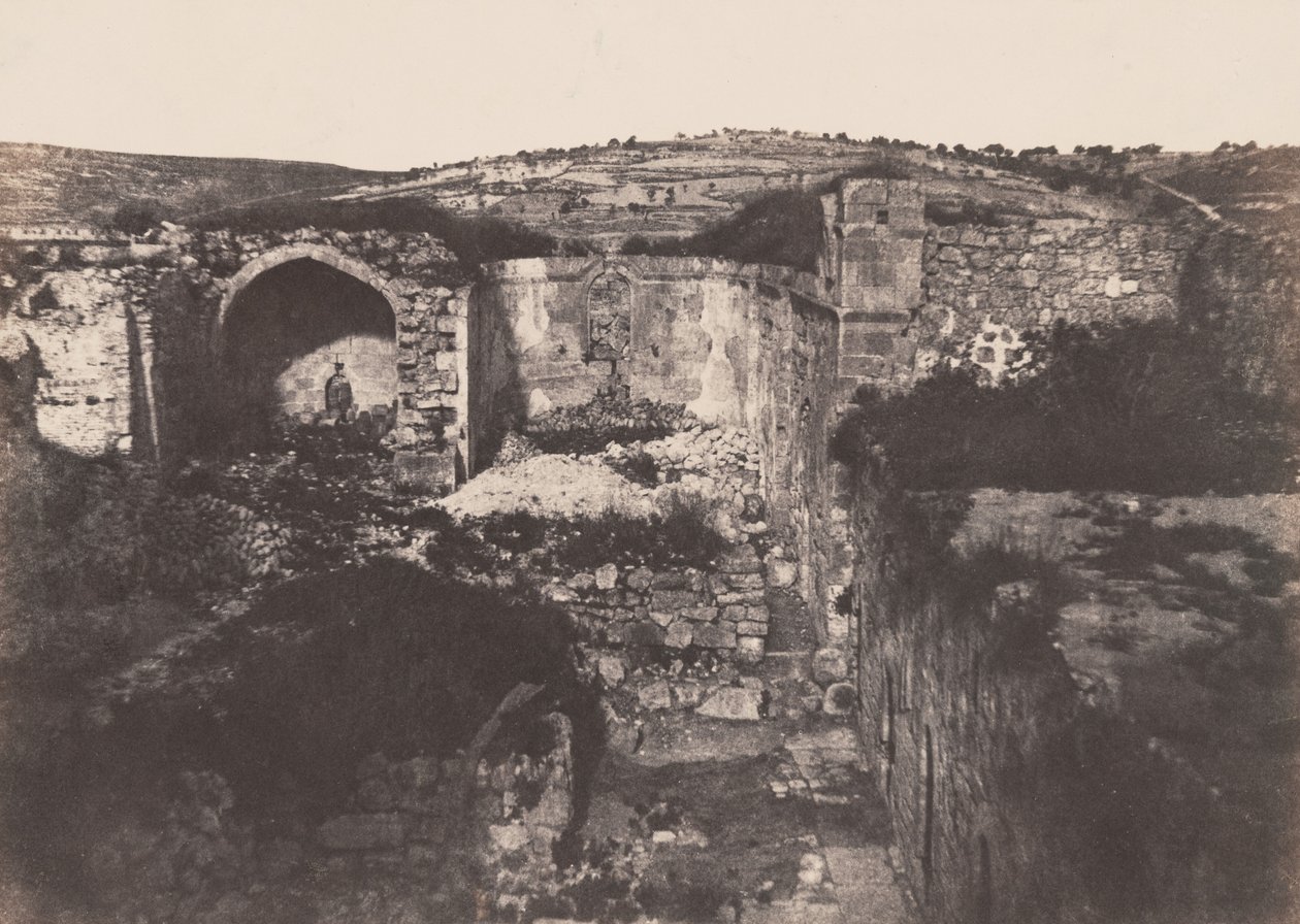 耶路撒冷：Église de Sainte Marie Madeleine（耶路撒冷：抹大拉圣玛丽教堂），1854 年（照片） 作者 奥古斯特·萨尔兹曼（Auguste Salzmann）