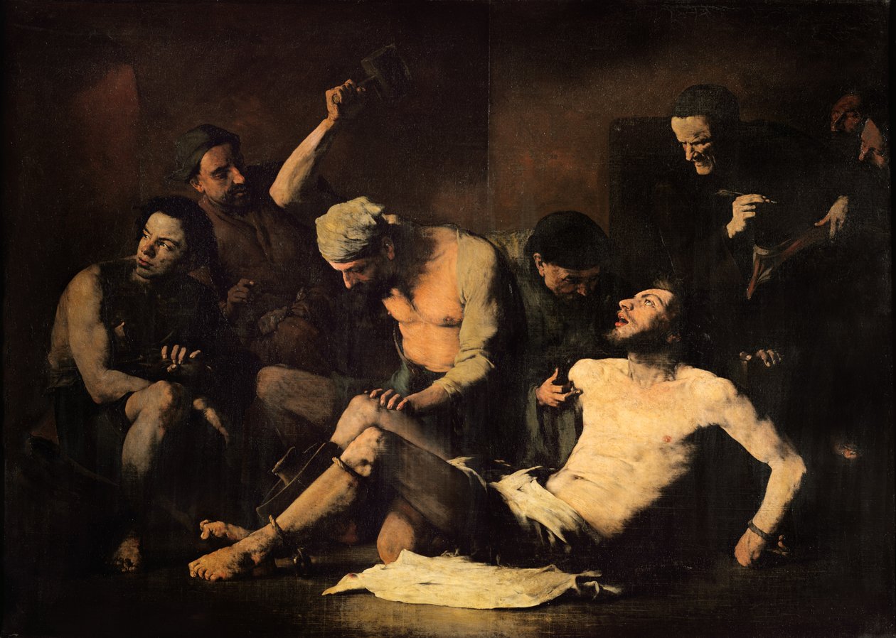 阿隆索卡诺的酷刑（1601-67）c.1867 作者 奥古斯特·奥杜勒·里伯特