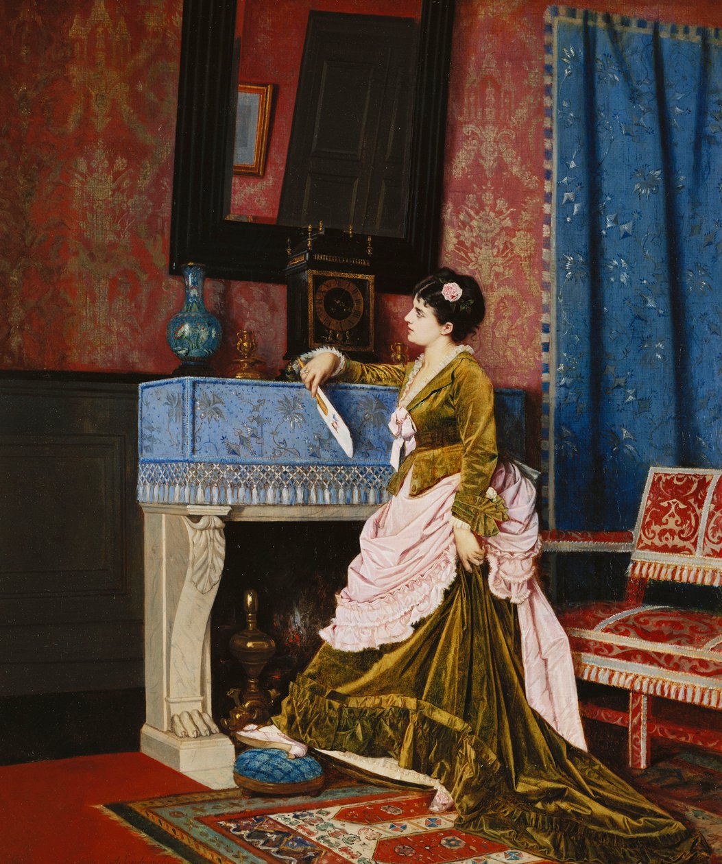 片刻反思，1875年 作者 奥古斯特·图穆什