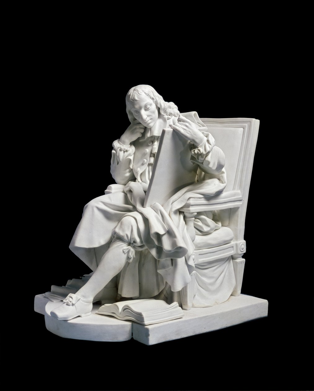 Blaise Pascal，c。 1784年（瓷器（硬膏），饼干） 作者 奥古斯丁帕茹