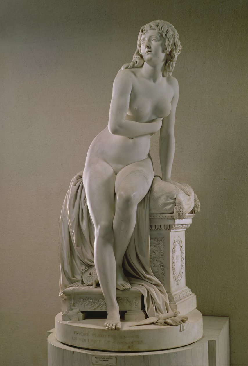 The Abandoned Psyche，1790（大理石） 作者 奥古斯丁帕茹