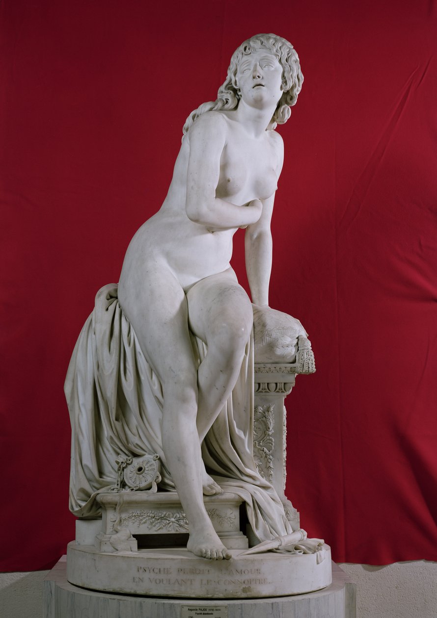 The Abandoned Psyche，1790（大理石） 作者 奥古斯丁帕茹
