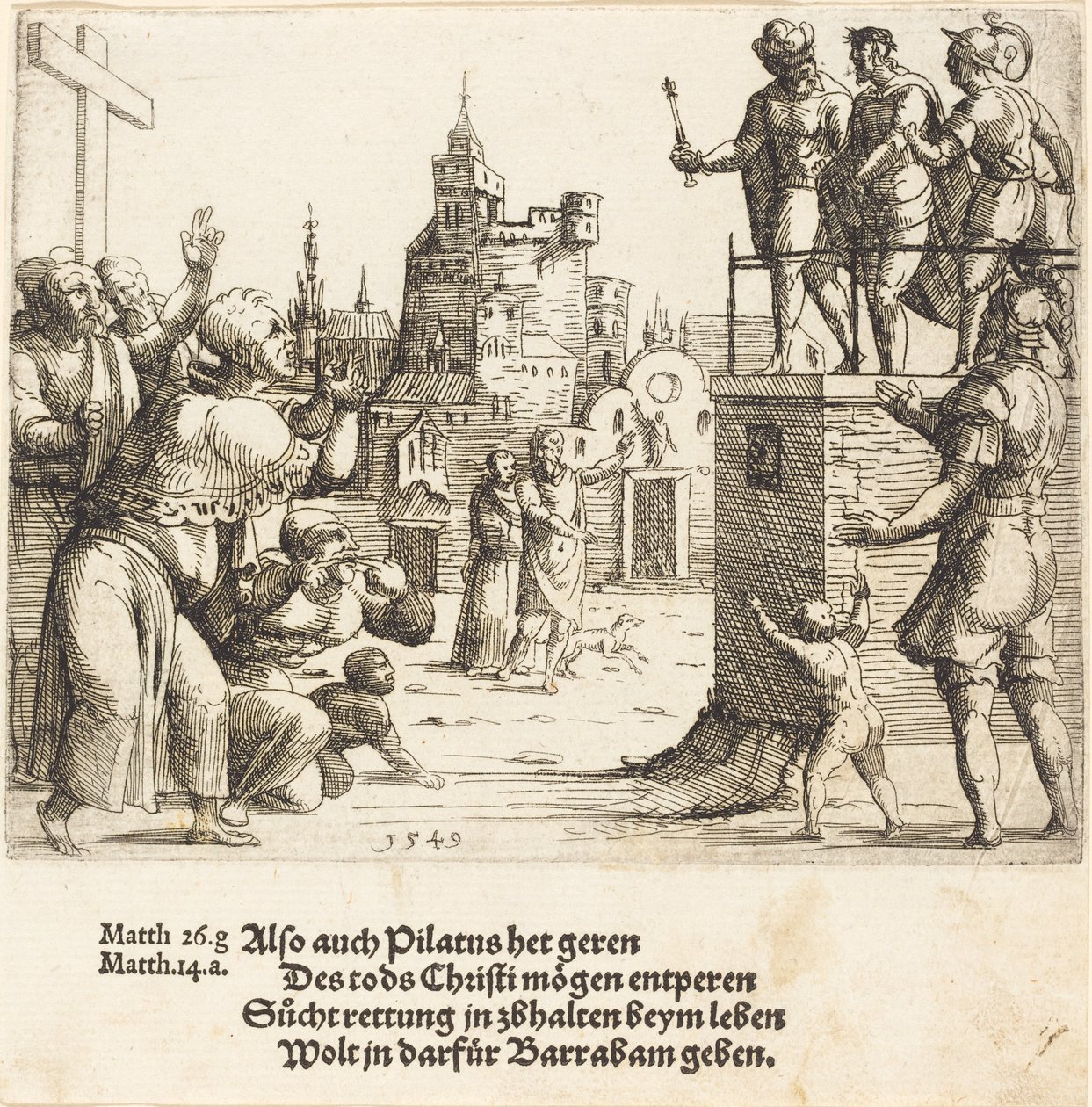 Ecce Homo, 1549. 作者 奥古斯丁·赫希沃格尔