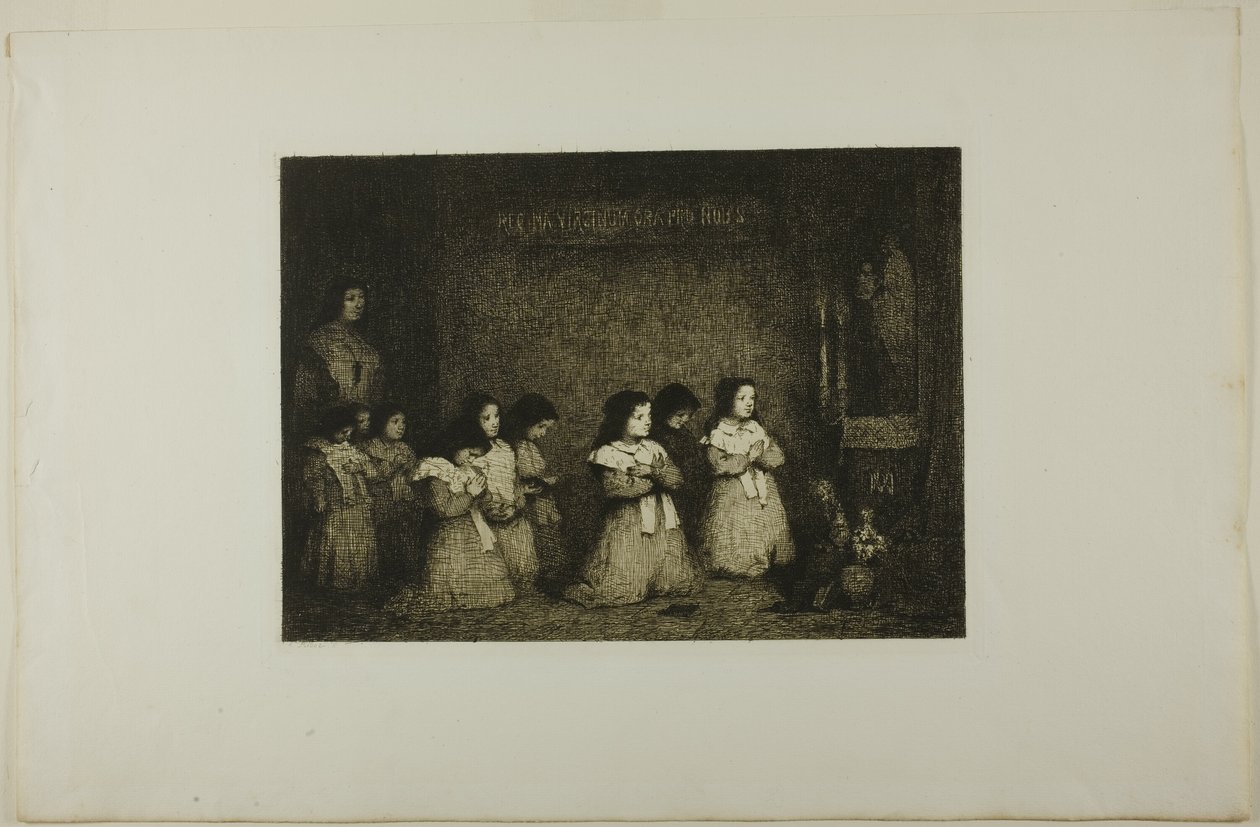 祈祷 作者 Augustin Theodule Ribot