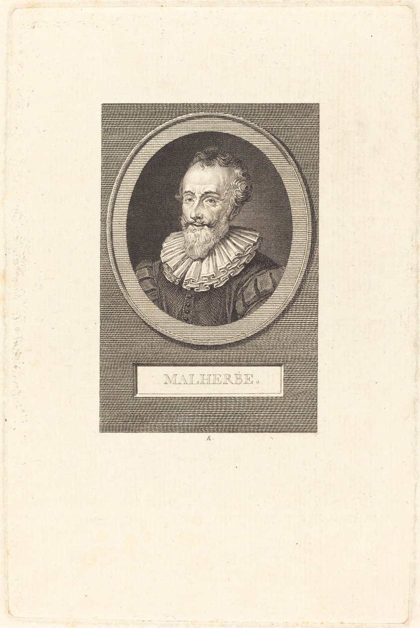 Francois de Malherbe 作者 奥古斯丁·德·圣奥宾