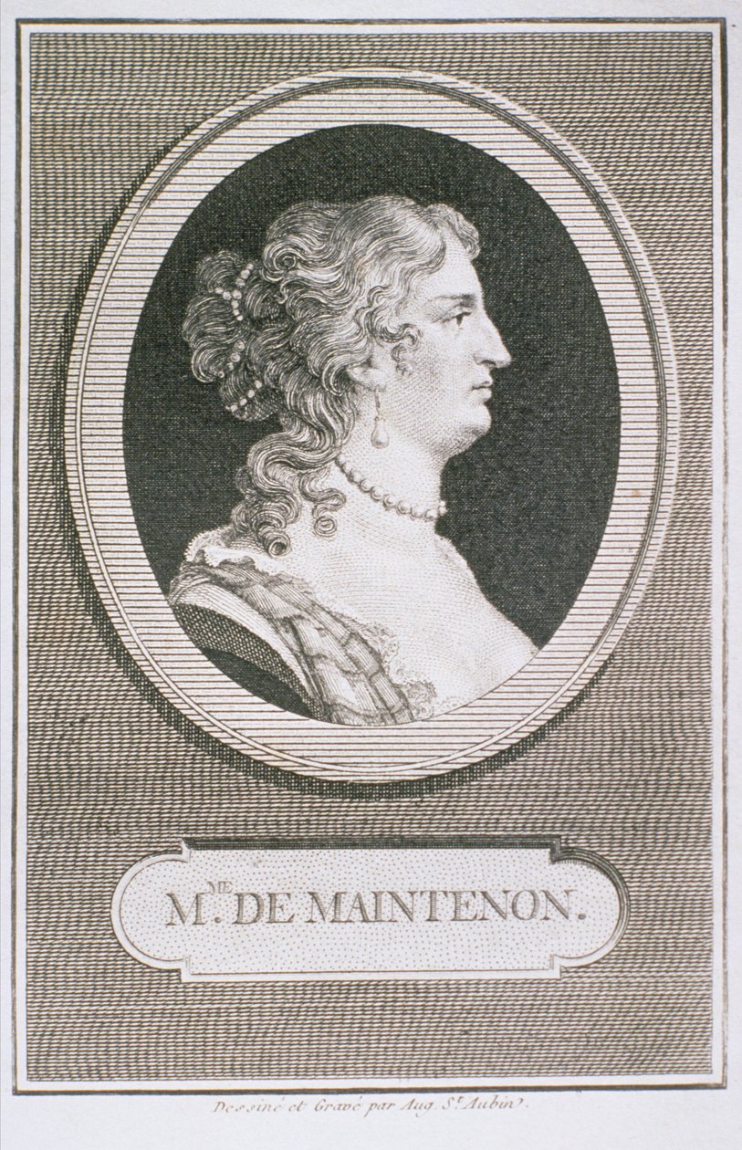 Francoise d&39;Aubigne，Madame de Maintenon（1635-1719） 作者 奥古斯丁·德·圣奥宾