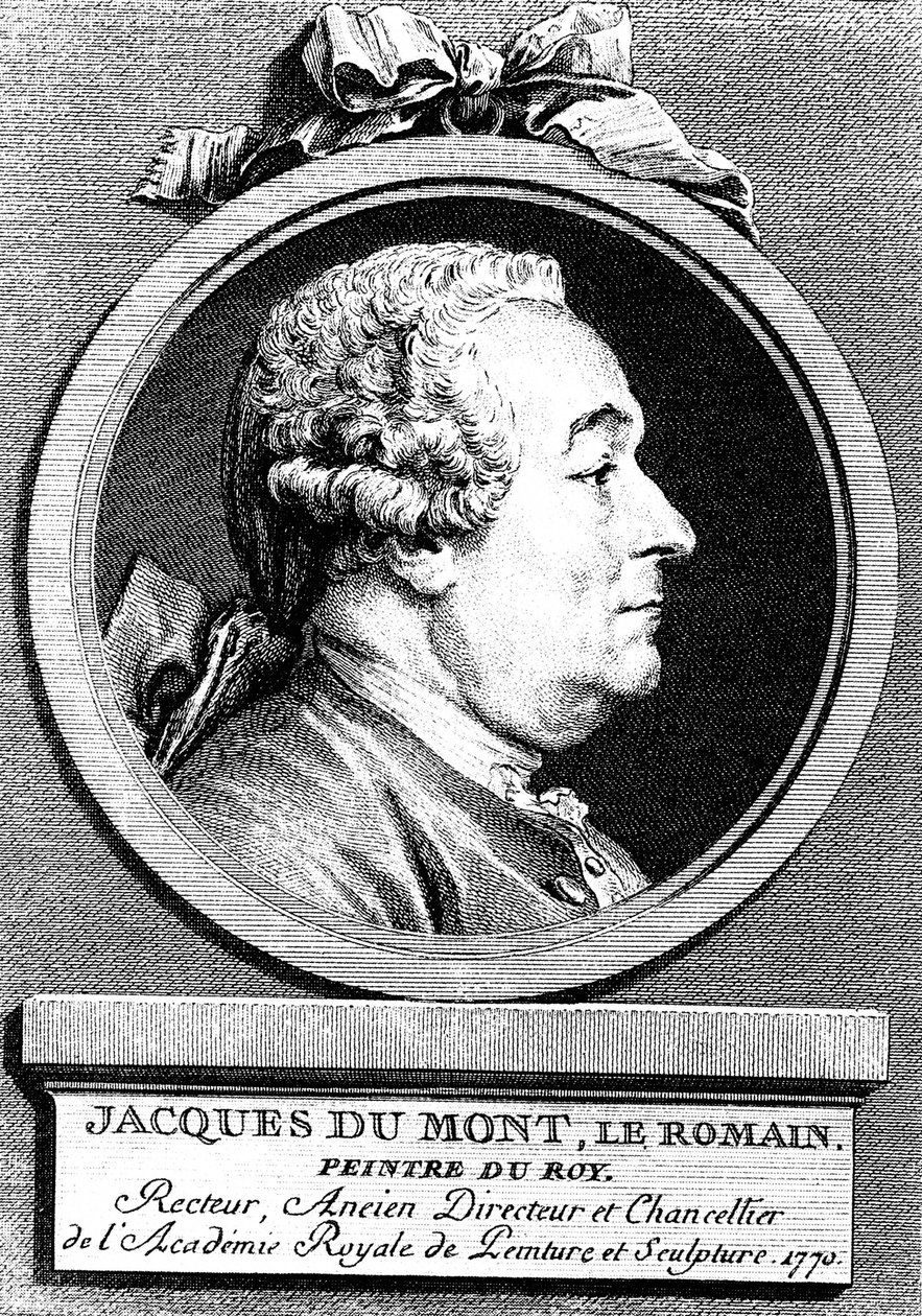 雅克·杜蒙特（Jacques Dumont），法国艺术家，1770年。 作者 奥古斯丁·德·圣奥宾