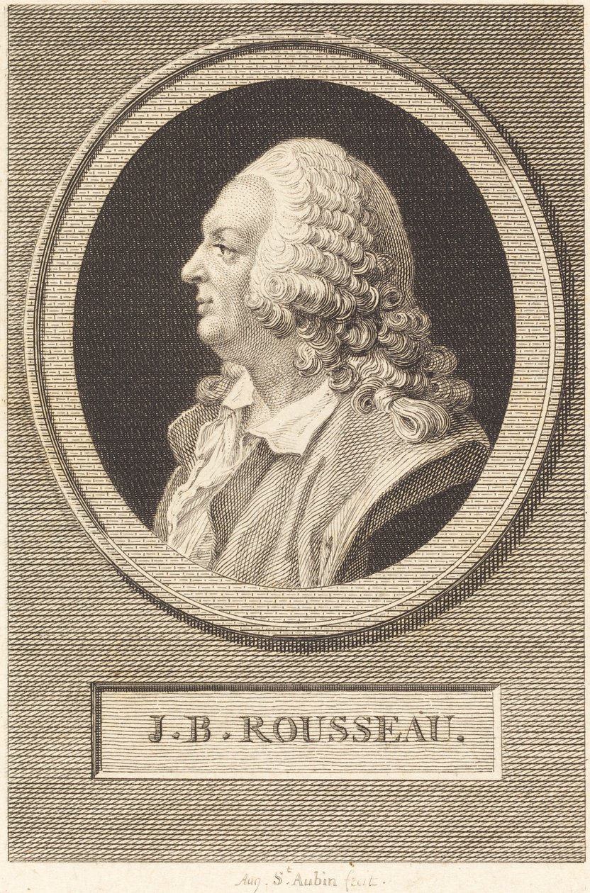 Jean-Baptiste Rousseau 作者 奥古斯丁·德·圣奥宾