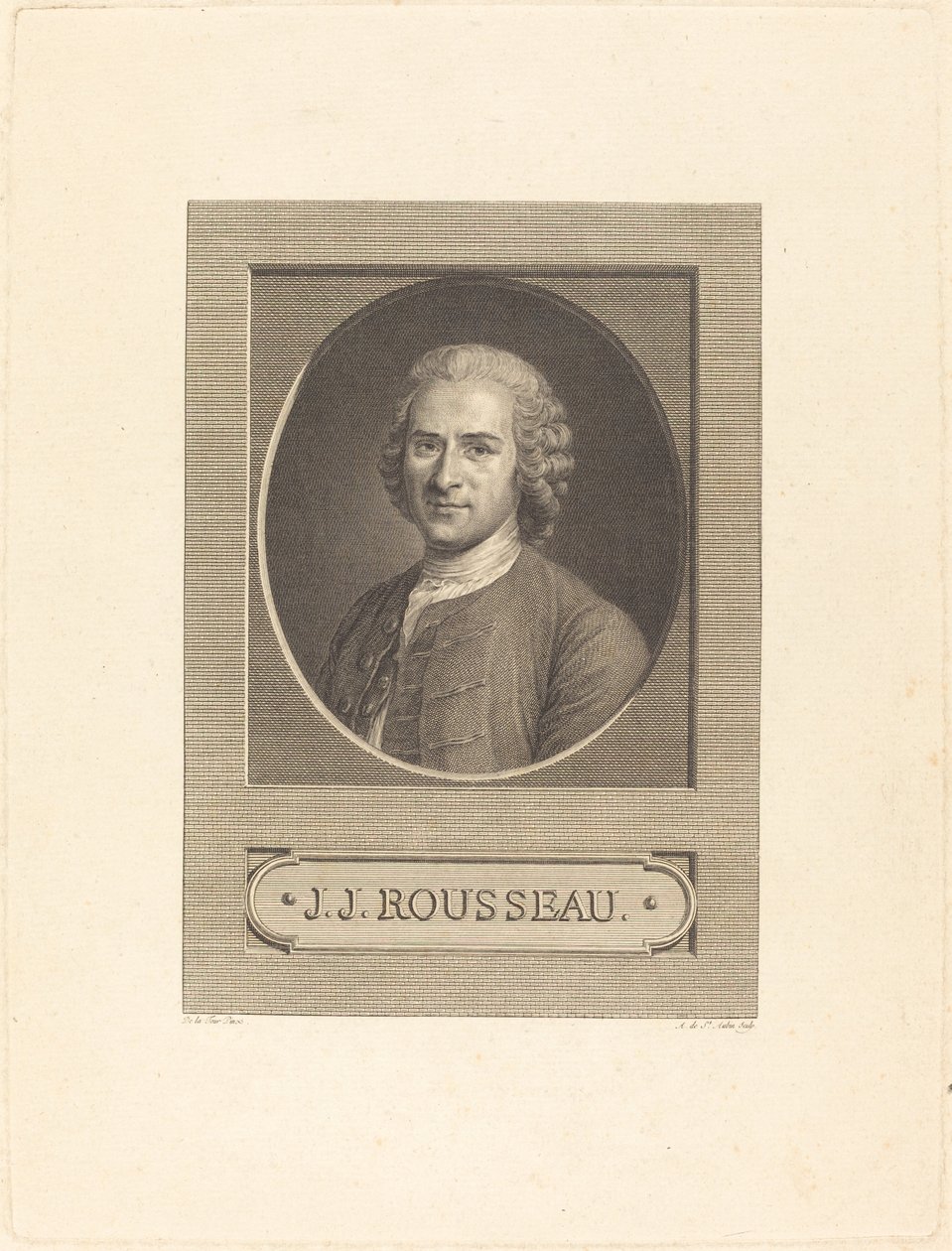 头图：J.J. Rousseau 作者 莫里斯·昆汀之后的奥古斯丁·德·圣奥宾