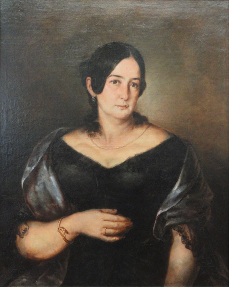 Maria Luiza Panasco的肖像 作者 奥古斯托·穆勒（Augusto Muller）