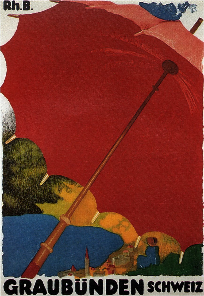 瑞士格里松，1918年 作者 奥古斯托·贾科梅蒂