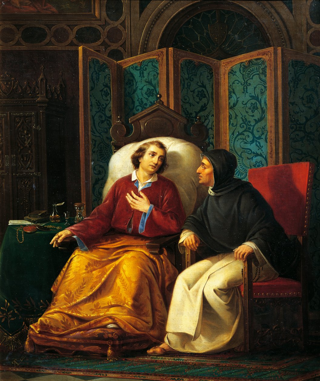 洛伦佐-美第奇的自白，奥古斯托-托明兹（1818-1883 年） 作者 奥古斯托·托明茨