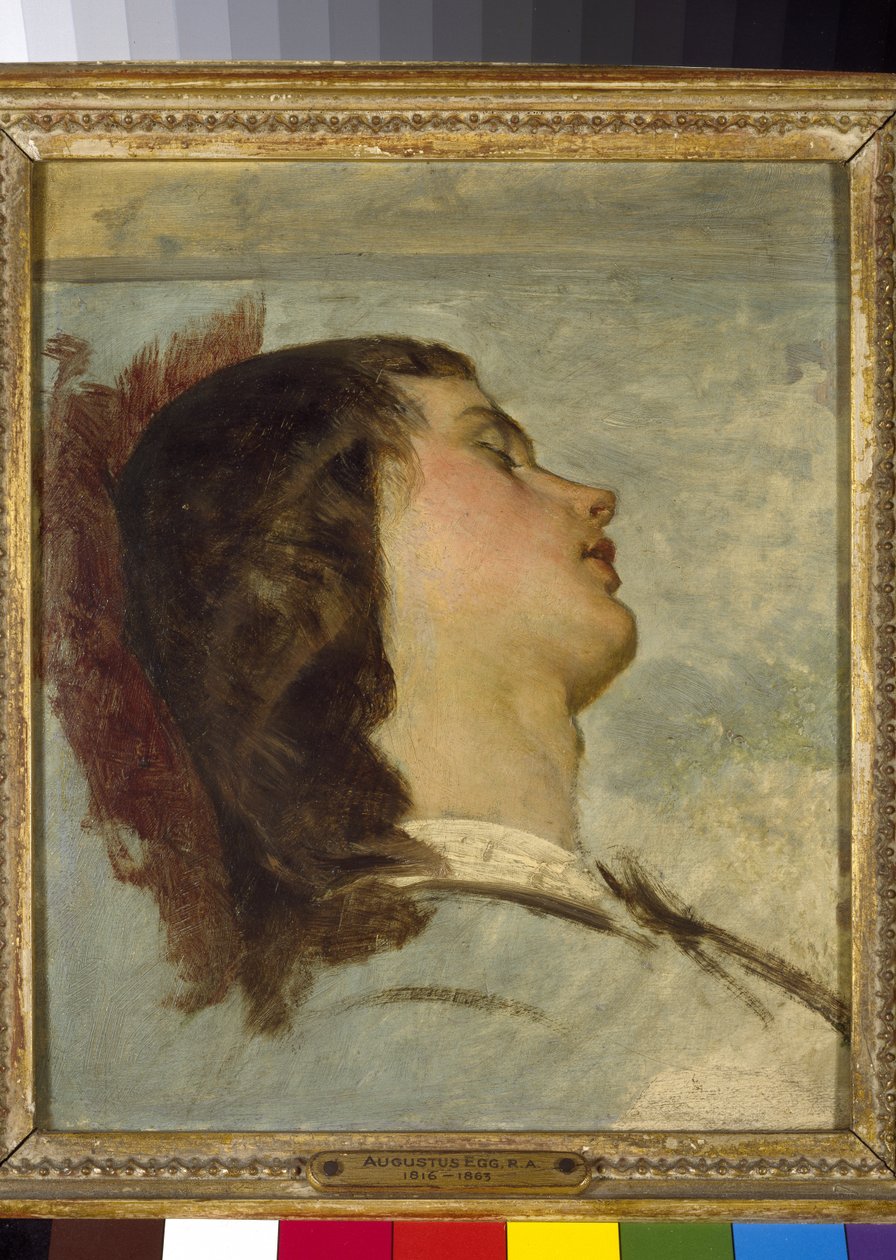 旅行伴侣的预备研究，c.1862 作者 奥古斯都·利奥波德蛋