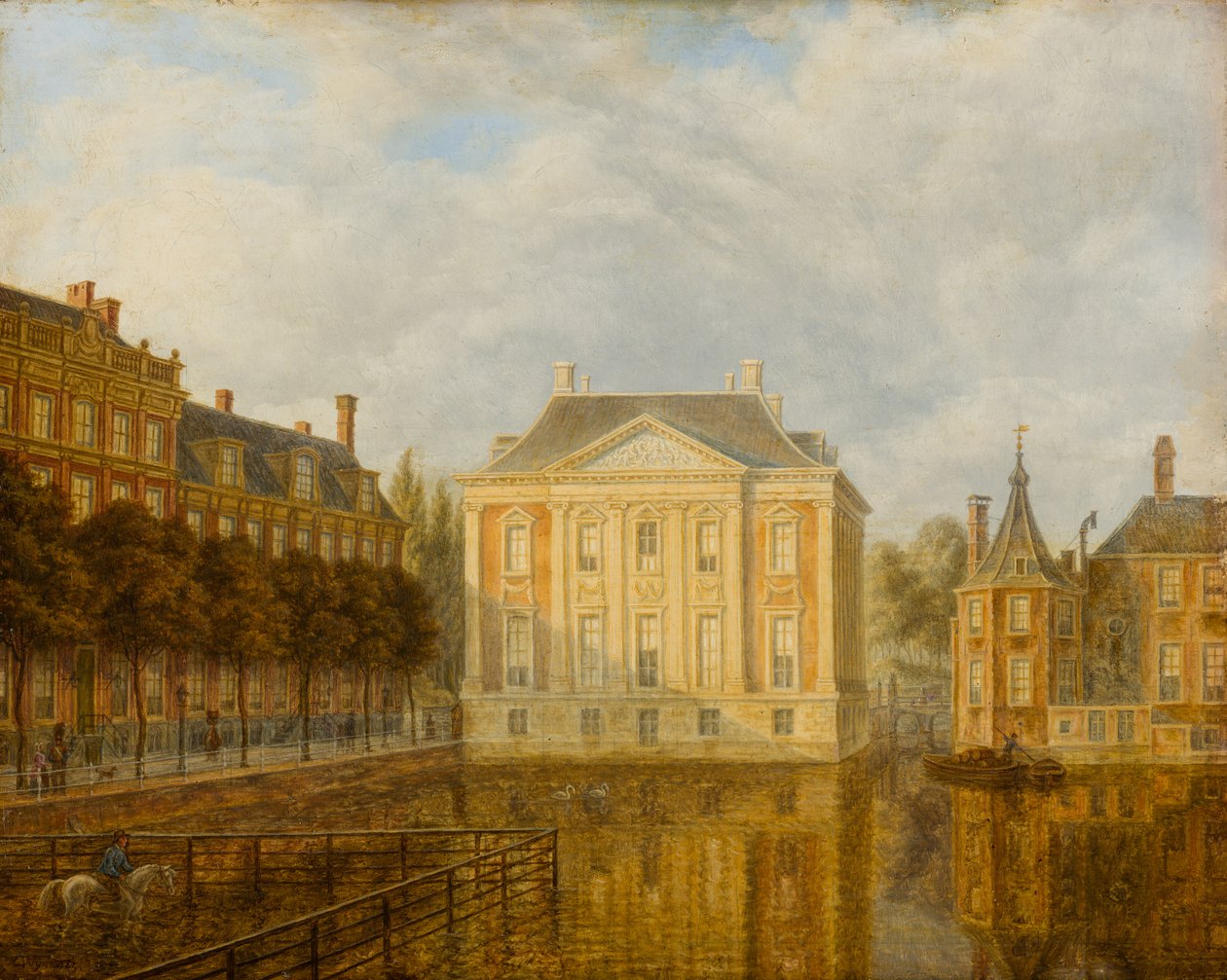 Mauritshuis的视图 作者 奥古斯都·维南兹（Augustus Wijnantz）