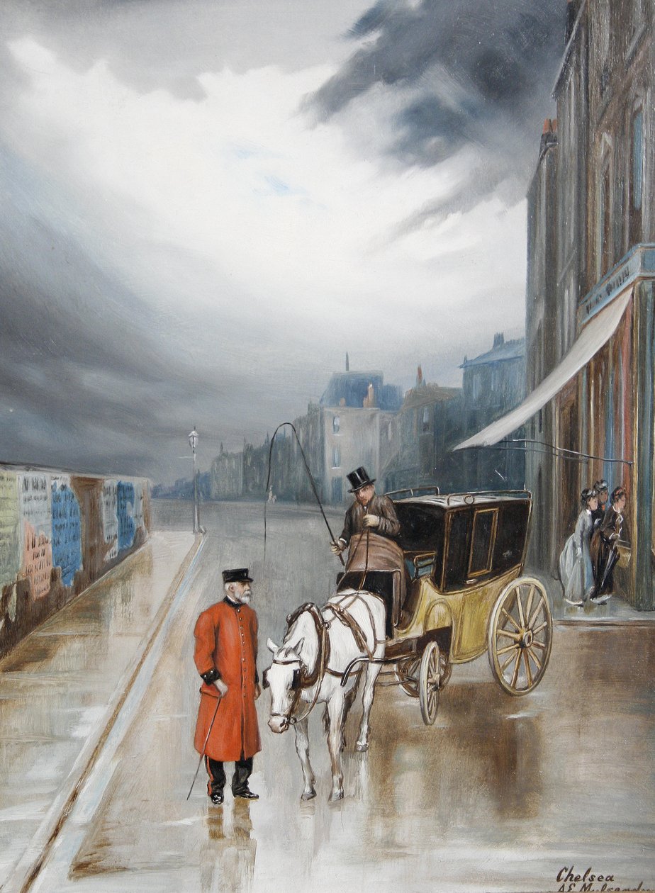 雨后 - 切尔西 作者 奥古斯都（Augustus）Edwin Mulready